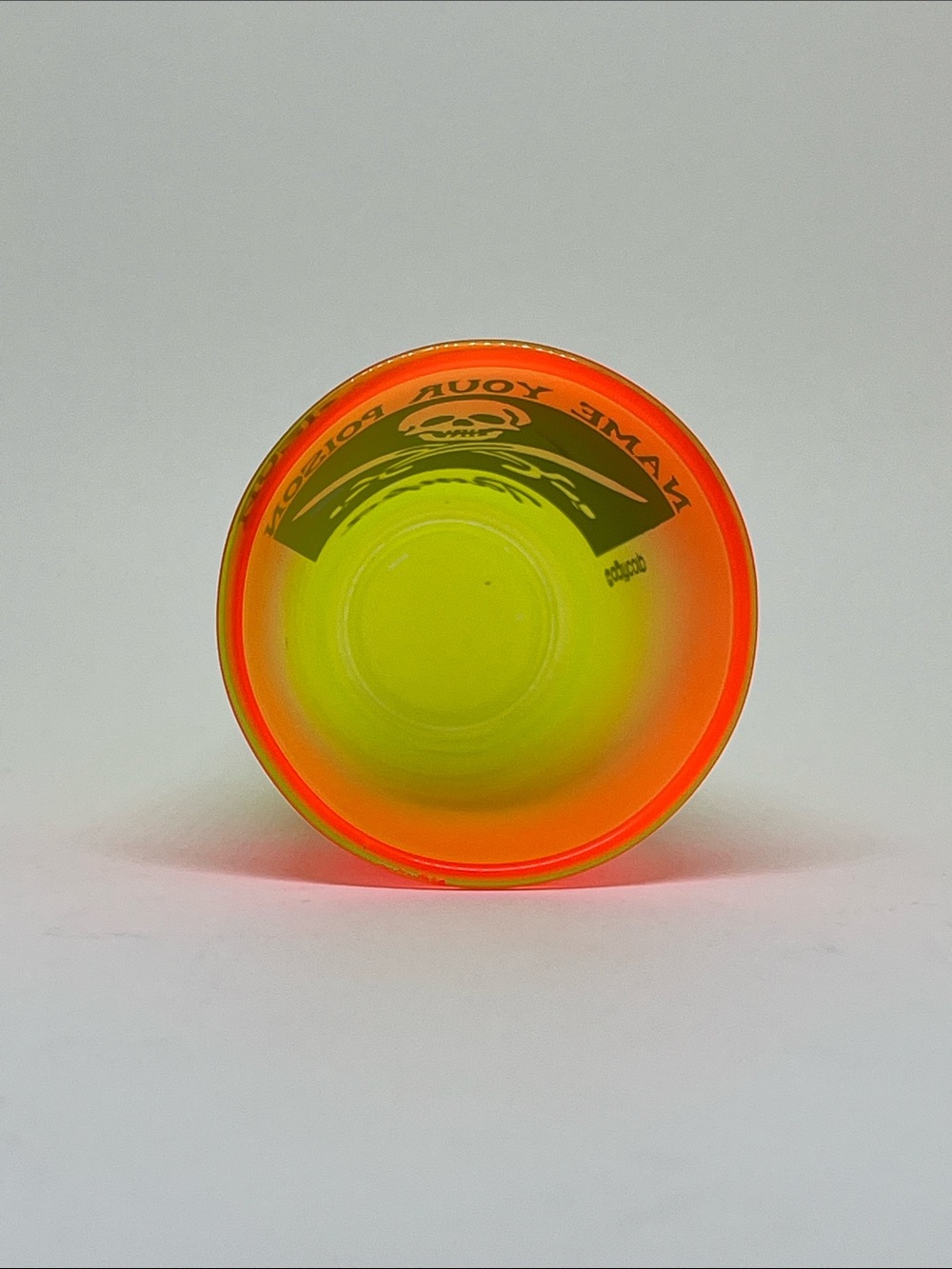Tampa Neon Orange and Yellow Shot Glass - Picture 5 of 5